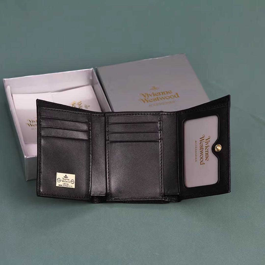 Vivienne Westwood ヴィヴィアン三つ折り財布金マーク-13106