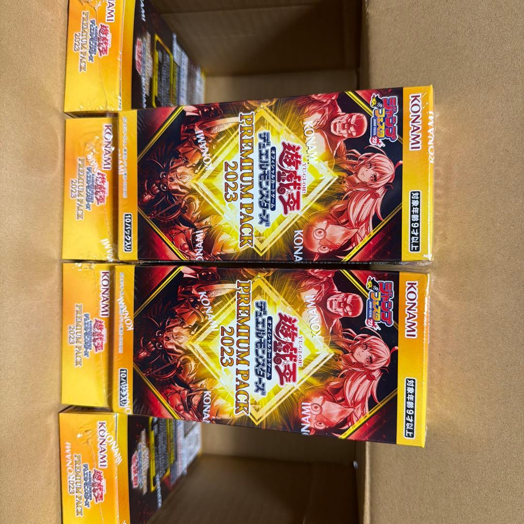 プレミアムパック　2023 6BOX 遊戯王　シュリンク付き　新品未開封