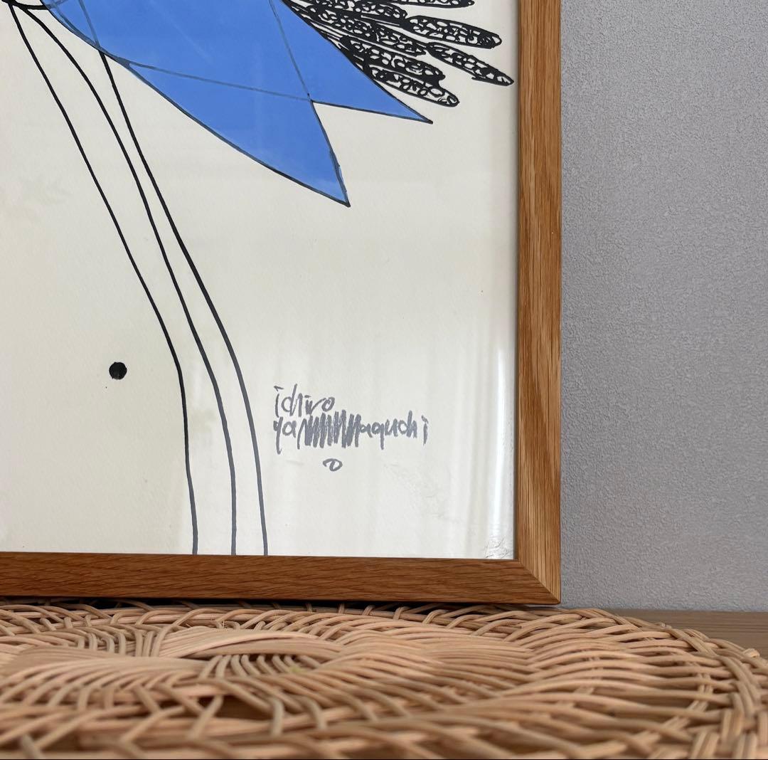 blue 花♡ 山口一郎　原画　絵