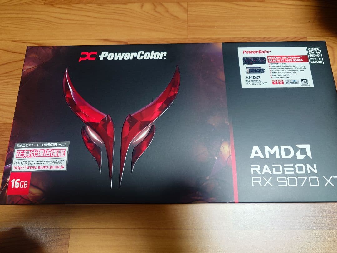 グラフィックボード・グラボ・ビデオカード PowerColor AMD Radeon RX 9070 XT 16GB