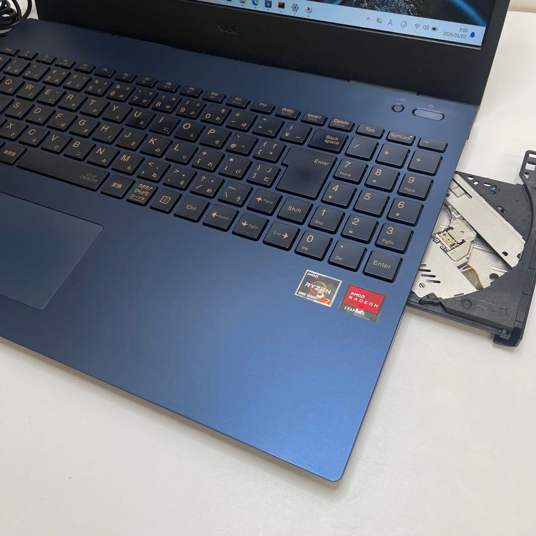 Windowsノート本体 #740 NEC LAVIE N1566/A AMD Ryzen7 Office