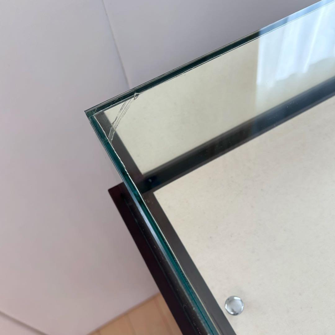 塩川光明堂　コレクションケース　カルトーネ　アンティーク　レトロ　強化ガラス