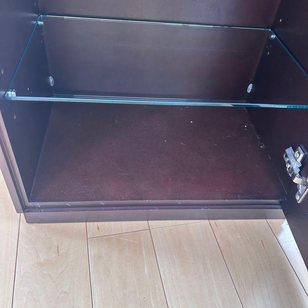 塩川光明堂　コレクションケース　カルトーネ　アンティーク　レトロ　強化ガラス