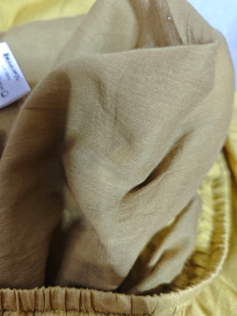 お値下げ！CALICO キャリコ 天然染マルベリシルクブーミーパンツ