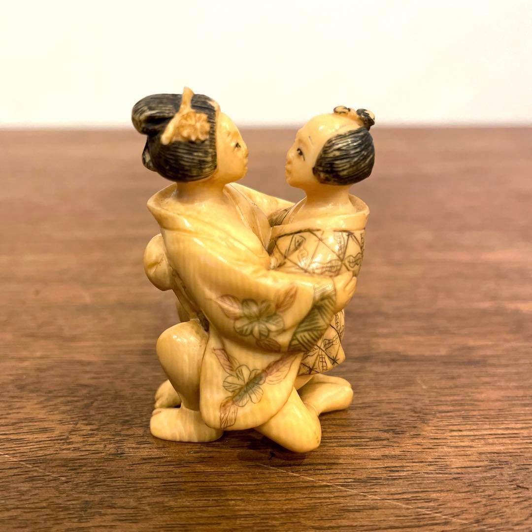 春画　根付　置物　天然素材　骨董　古美術