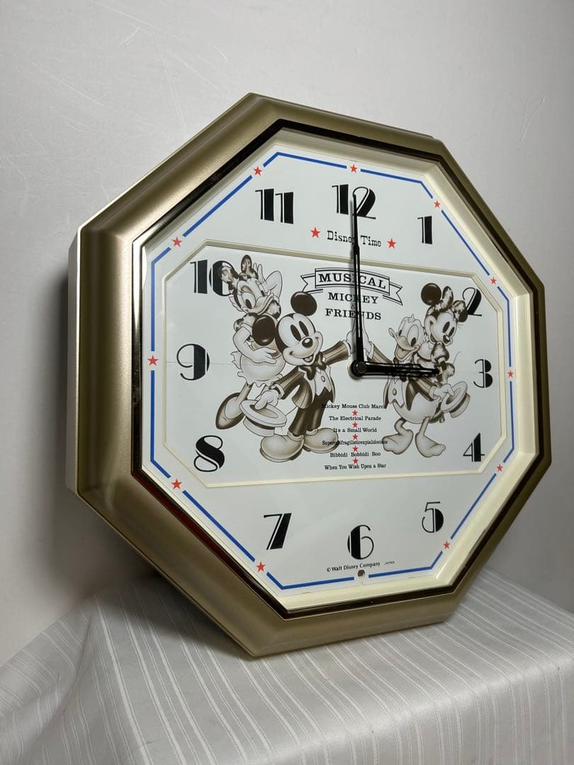 ★動作品！ セイコー ディズニータイム 壁掛け時計 八角形時計 ★美品 元箱
