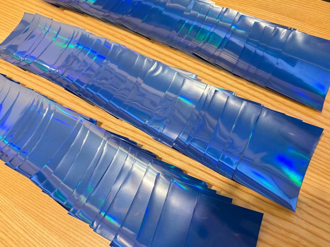 遊戯王　初期　スリーブ　公式　5d's ブルー　青　100枚　未使用