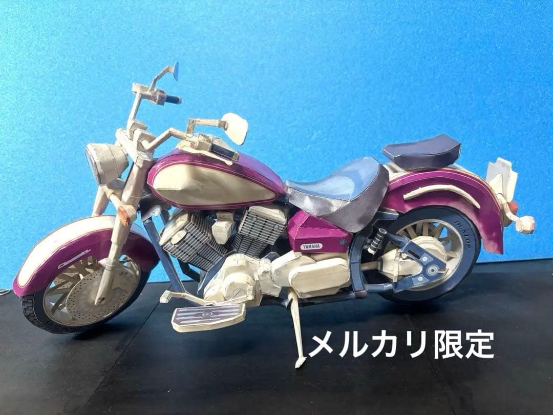 【精密 ペーパークラフト 完成品】ドラッグスター1100 全長約36㎝