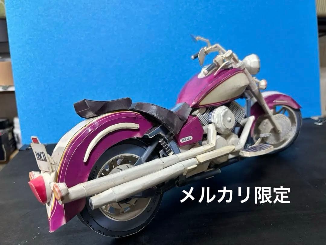 【精密 ペーパークラフト 完成品】ドラッグスター1100 全長約36㎝