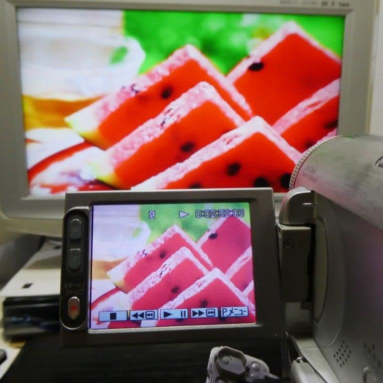 動作品ソニー DCR-PC350 MiniDVビデオカメラ　DVDダビングに最適