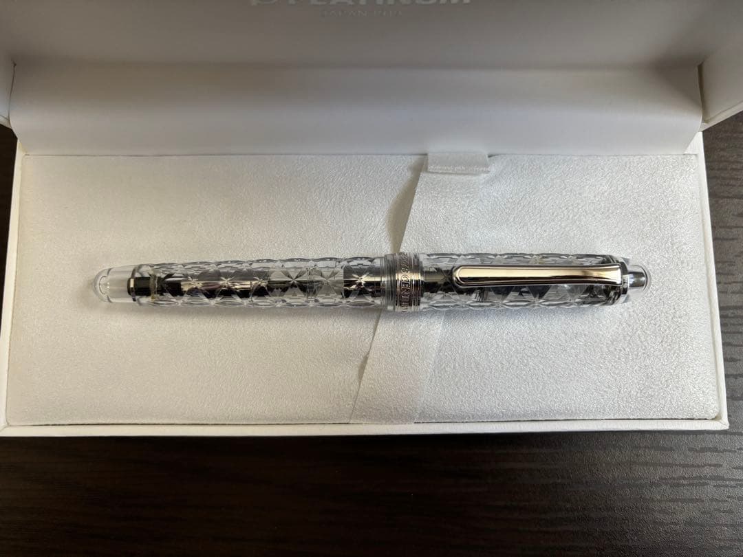 【希少中古美品】プラチナ万年筆 富士旬景 六花 SM