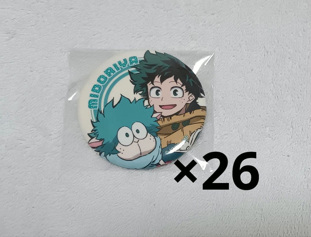 アニマル 缶バッジ 緑谷