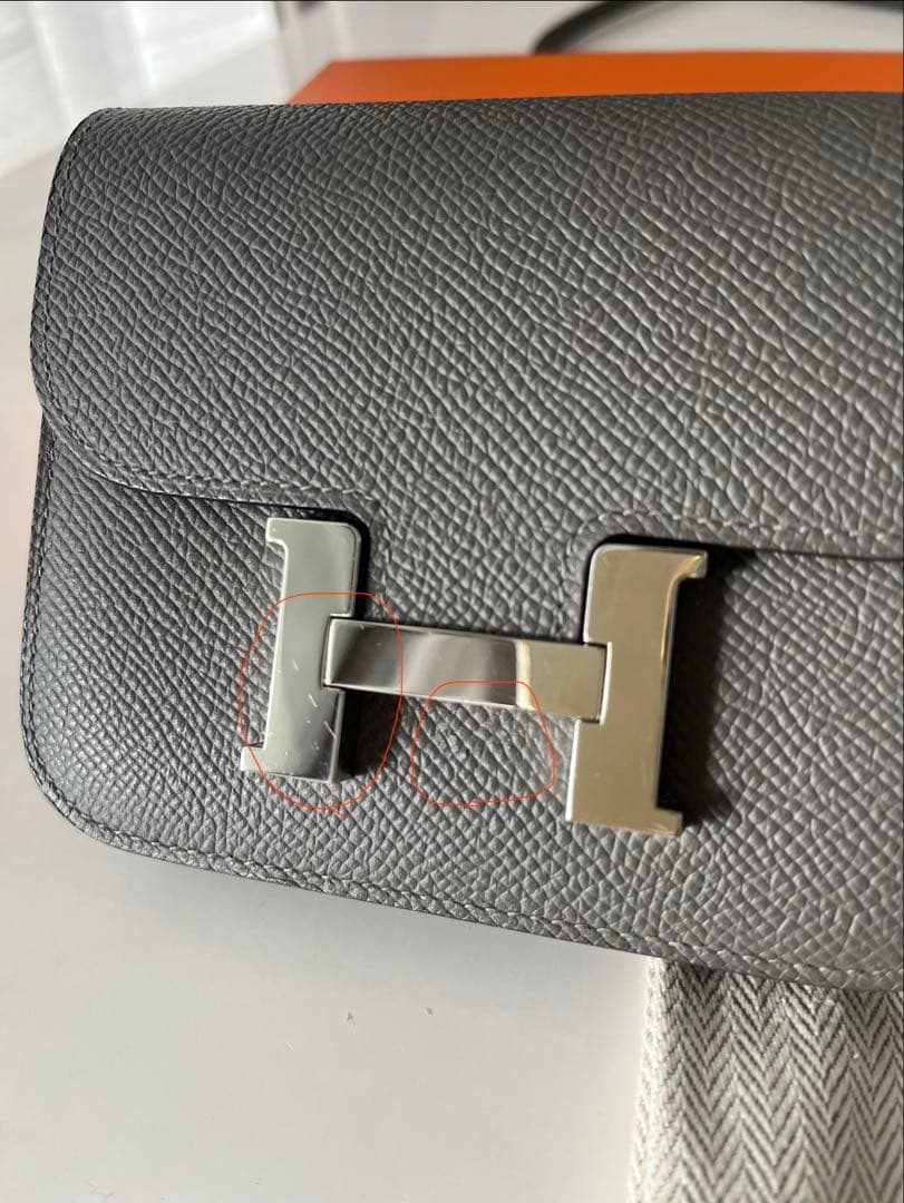 エルメス　コンスタンススリム　グリメイヤー　U刻印