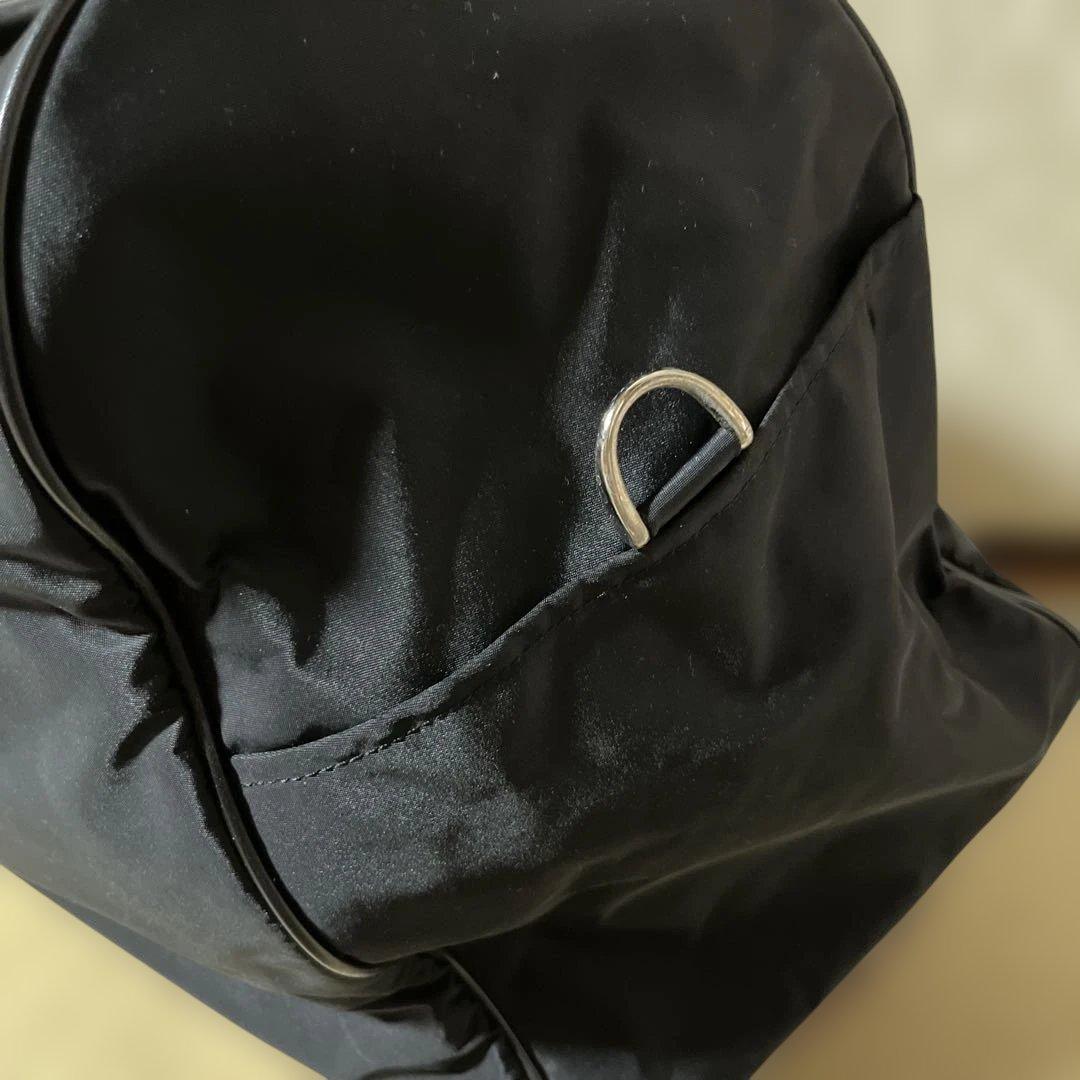 アニエスベー ボストンバッグ ナイロン ブラック 大容量 旅行バッグ バッグ