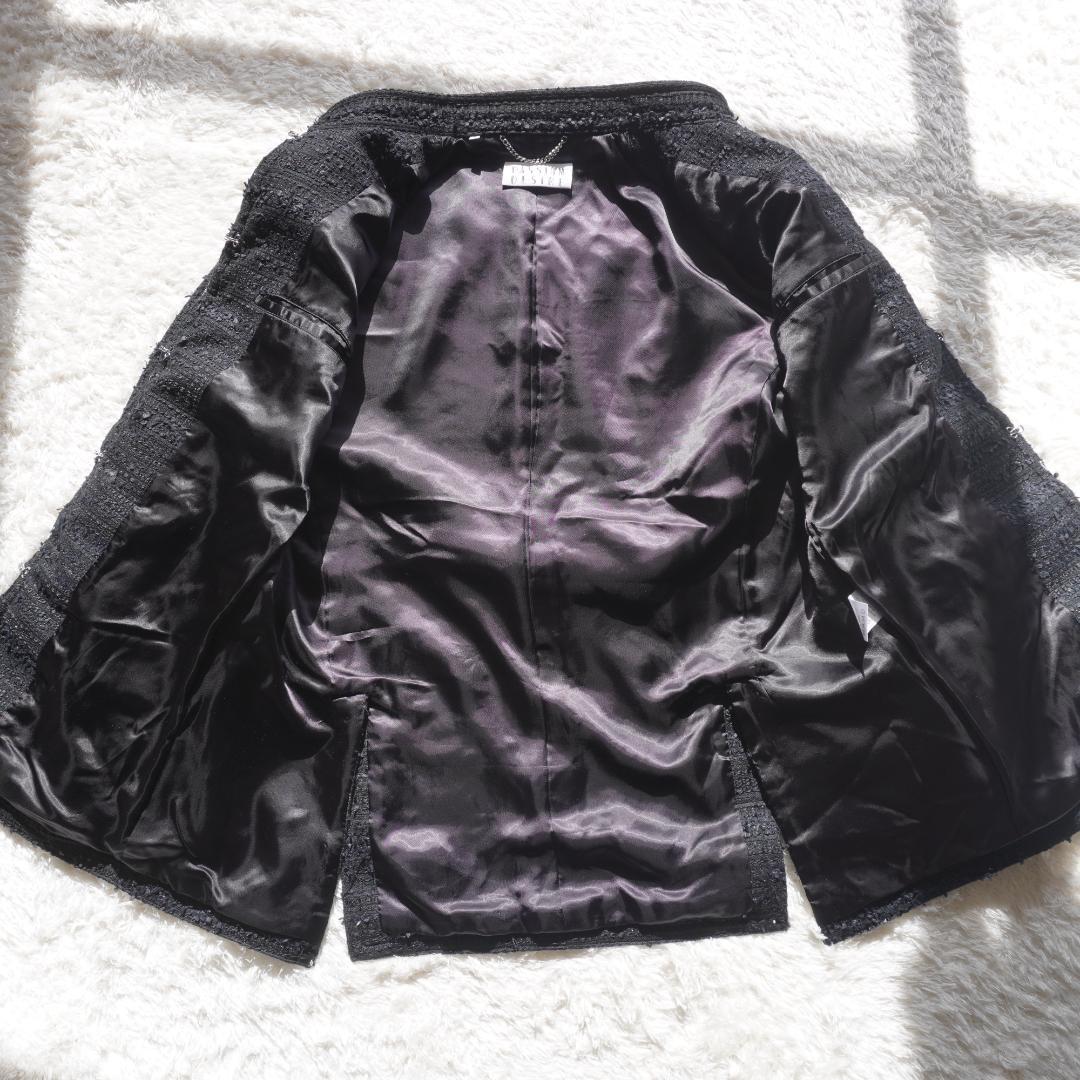 美品 コンダクター　MIXED TWEED OFFICER JKT　ナポレオン