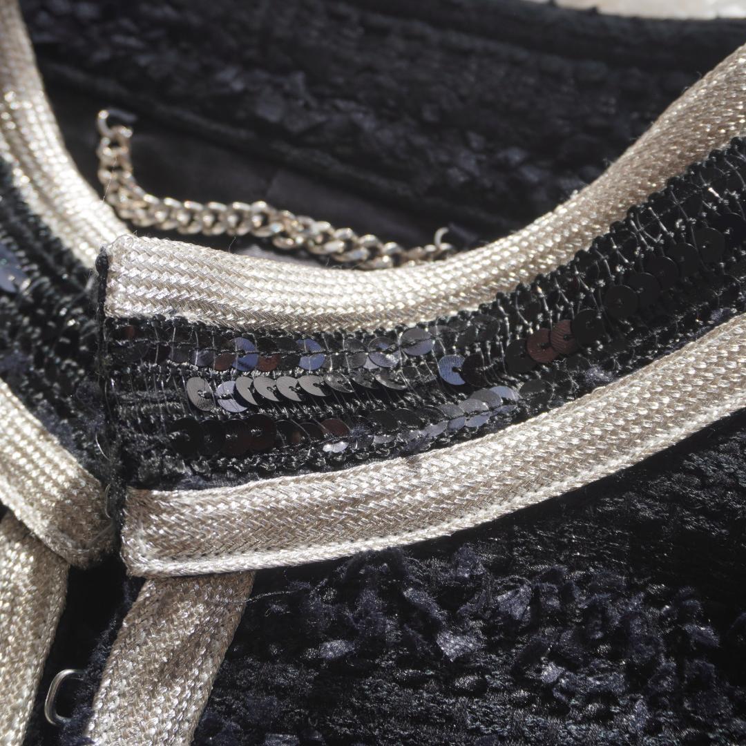 美品 コンダクター　MIXED TWEED OFFICER JKT　ナポレオン