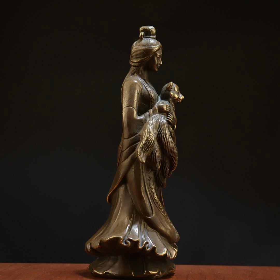 九尾狐仙 霊狐 装飾品 工芸品 美術品 置物