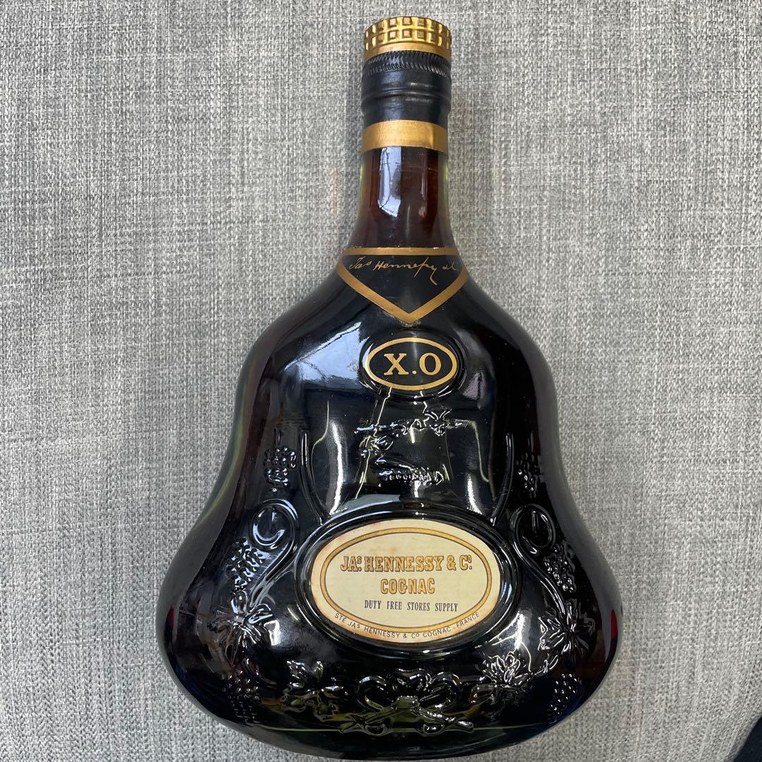 Hennessy X.O. コニャック 箱付き　古酒　金キャップ