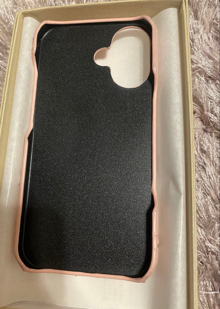 Darich キルティングビジューDDチャームiPhoneケース　ピンク　16