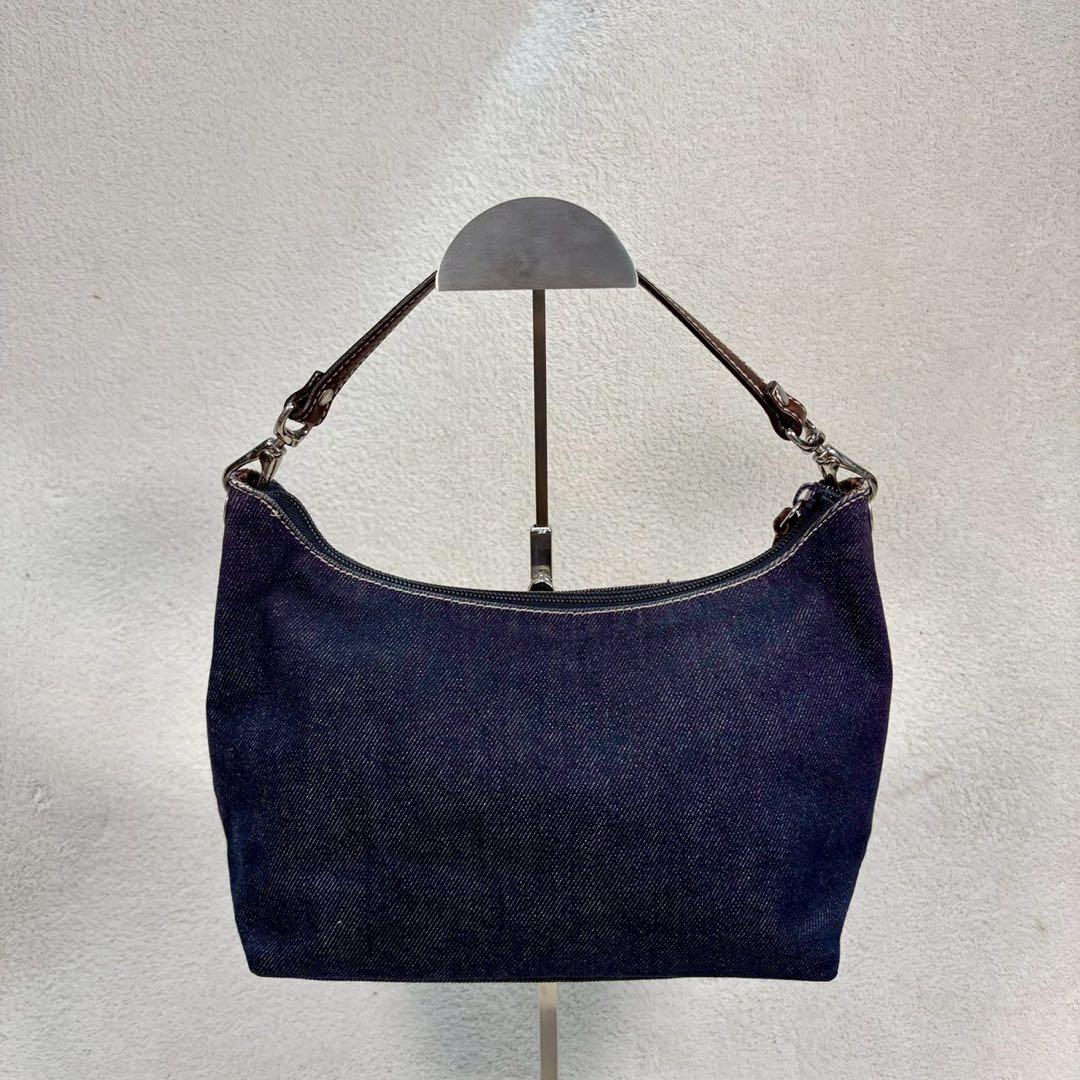 【美品✨】希少　ローレンラルフローレン　デニム　ハンドバッグ 紺色　ワンショル