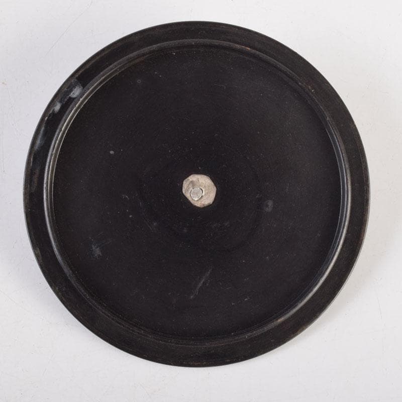 北大路魯山人作　布目象嵌　魚蟹文　鉄瓶　M　8677