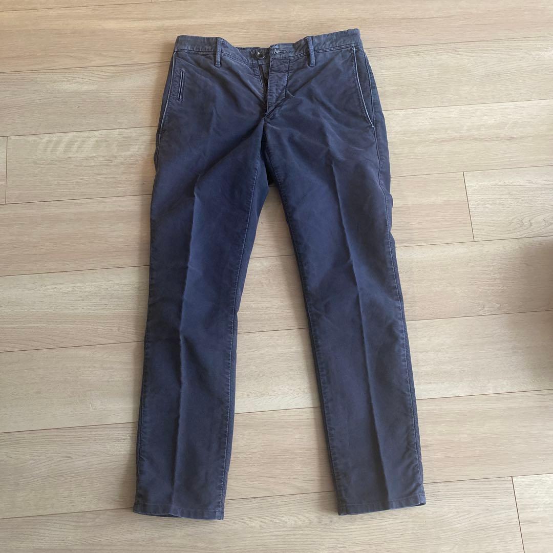 インコテックス　ネイビーチノパン　INCOTEX