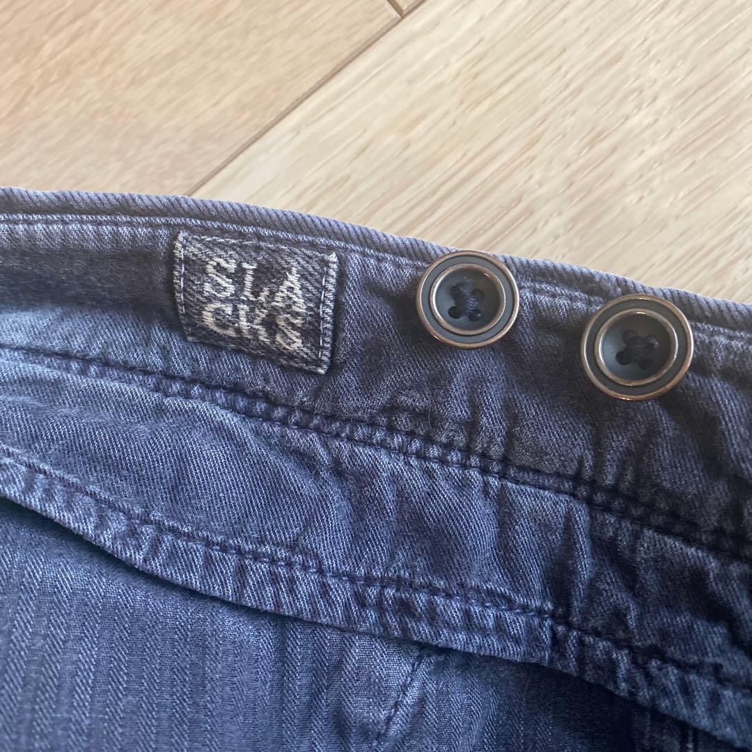 インコテックス　ネイビーチノパン　INCOTEX