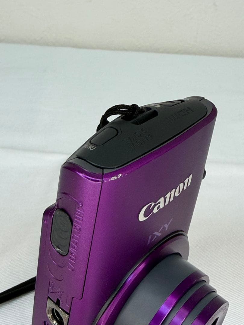訳アリ Canon IXY600fパープルコンパクトデジタルカメラ