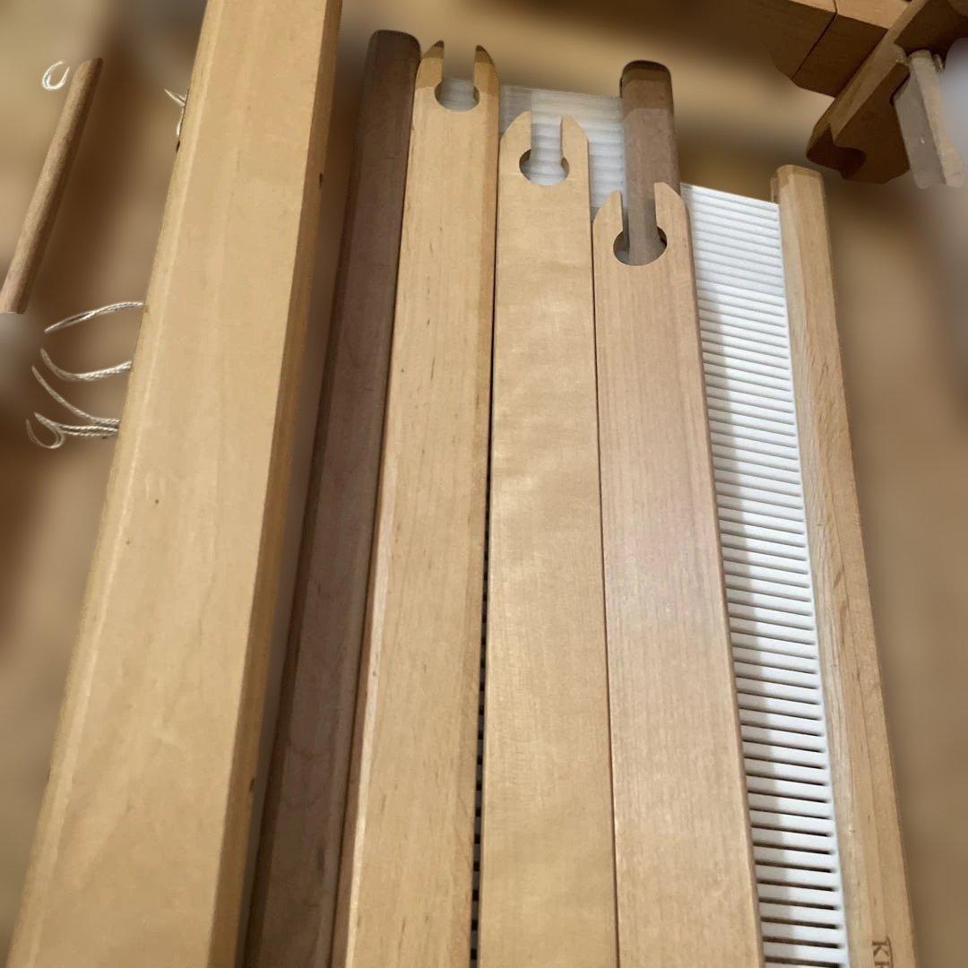 【折畳卓上織機】クロムスキー・クロッスノ織り機60cm+セカンドへドル+おまけ