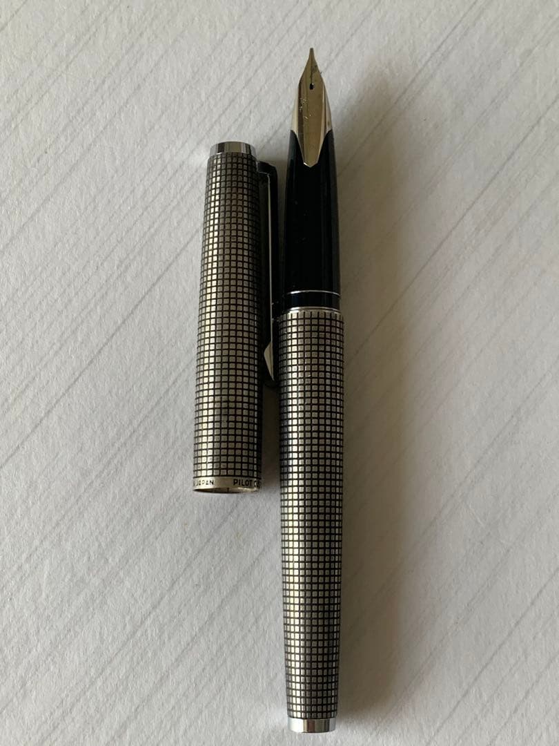 PILOT（パイロット） カスタム スターリングシルバー 万年筆 18K WG