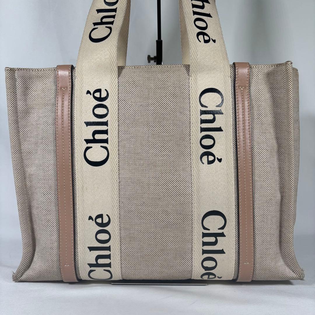 クロエ Chloe トートバッグ ショルダーバッグ 肩掛け ウッディ ミディアム