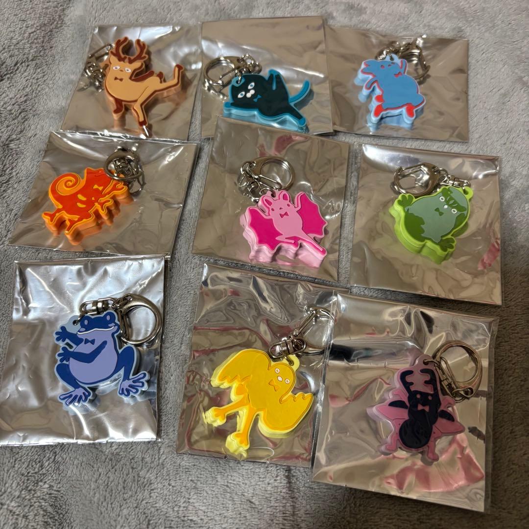 ヨルシカ 月と猫のダンス ラバーキーホルダー コンプ