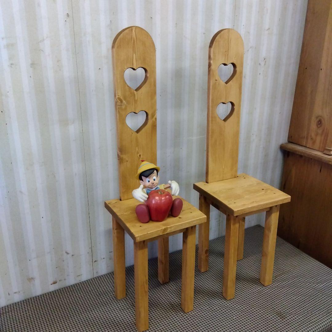 カントリー飾り椅子（みるく)