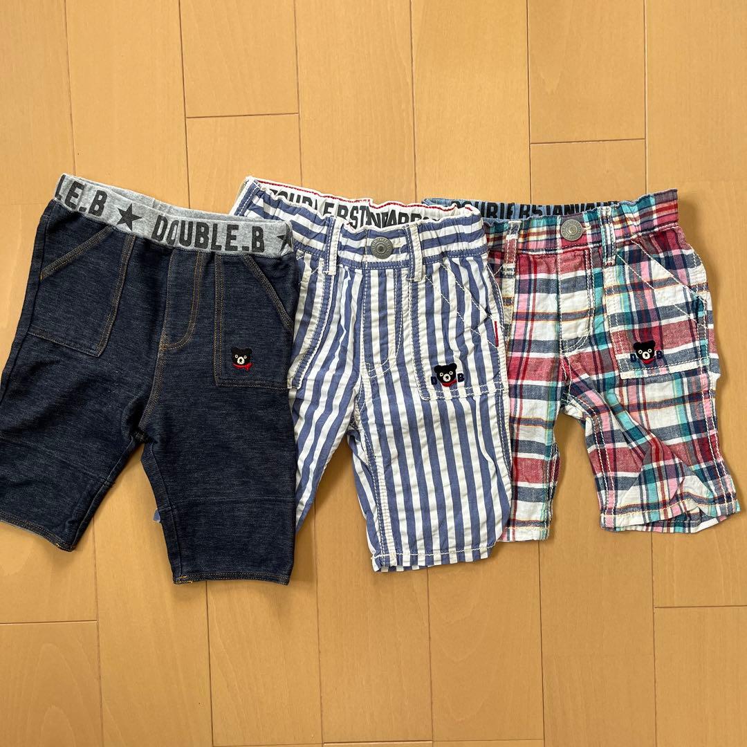 ミキハウス 半袖Tシャツタンクトップ2 点DOUBLE.B 他8点　まとめ売り