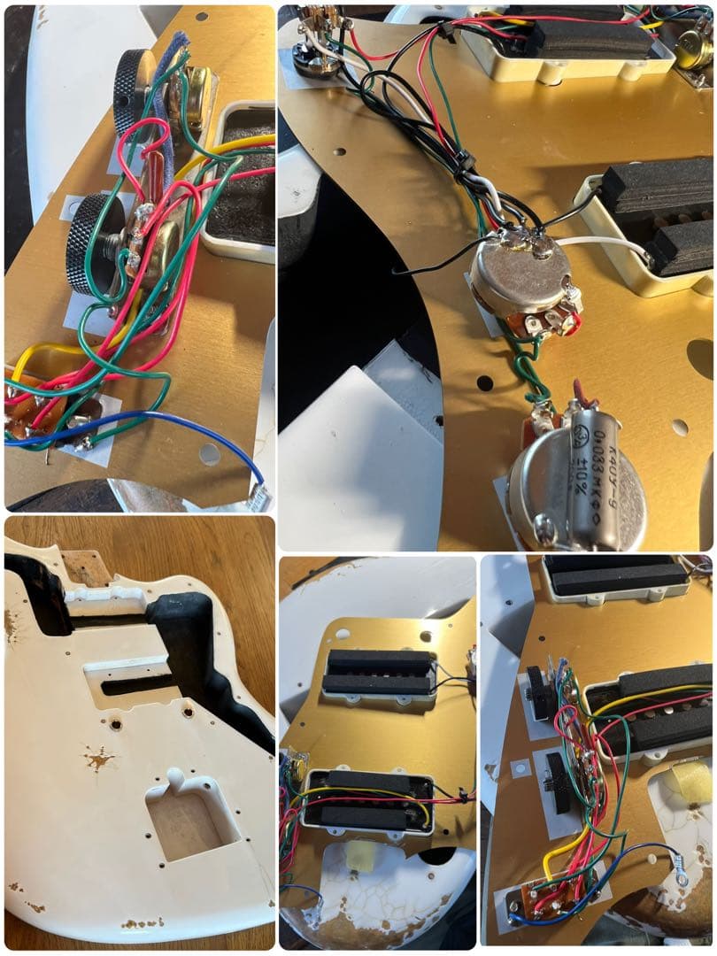 ハードレリック ジャズマスタータイプ/アノダイズドPG オイルコンデンサー