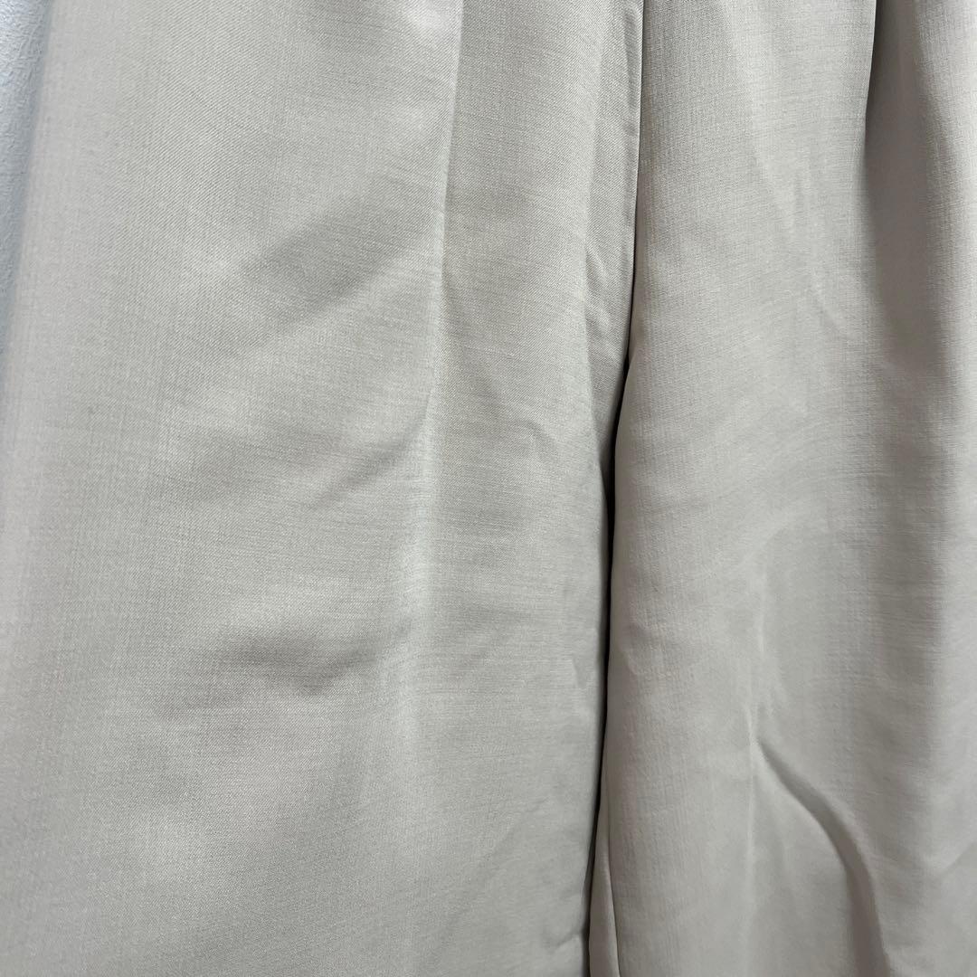 FOXEYベージュ ワイドパンツ