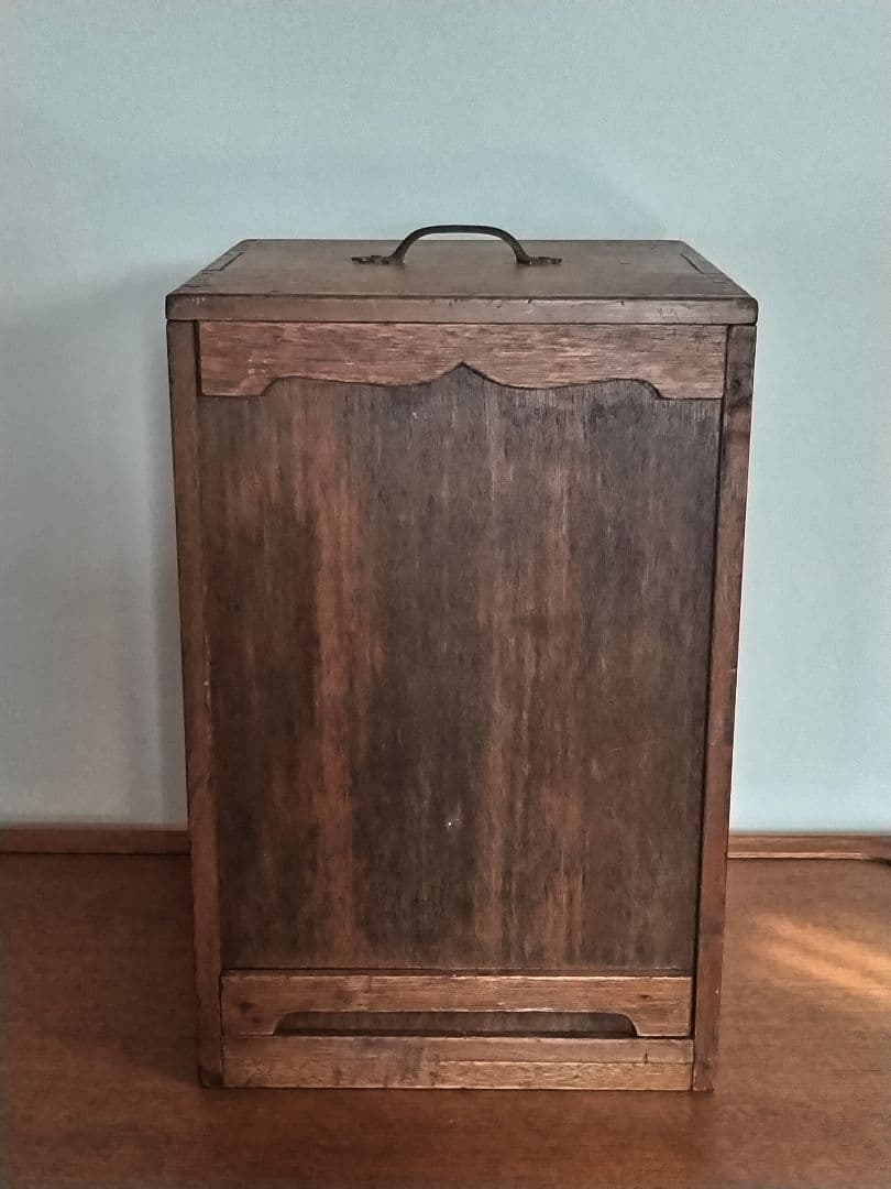 オカモチ木製引き出し式タンス 7段