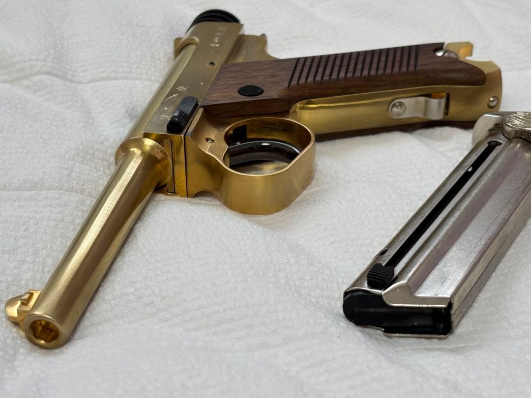 美中古 モデルガン ハドソン 南部14年式 N3 後期型 木グリ SMG規格