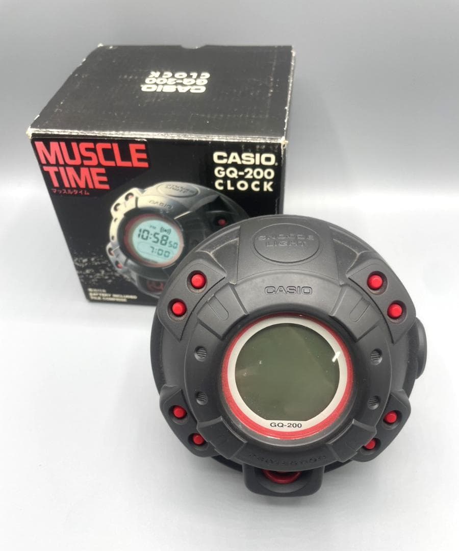 【希少】CASIO GQ-200 CLOCK マッスルタイム Gショック 未使用