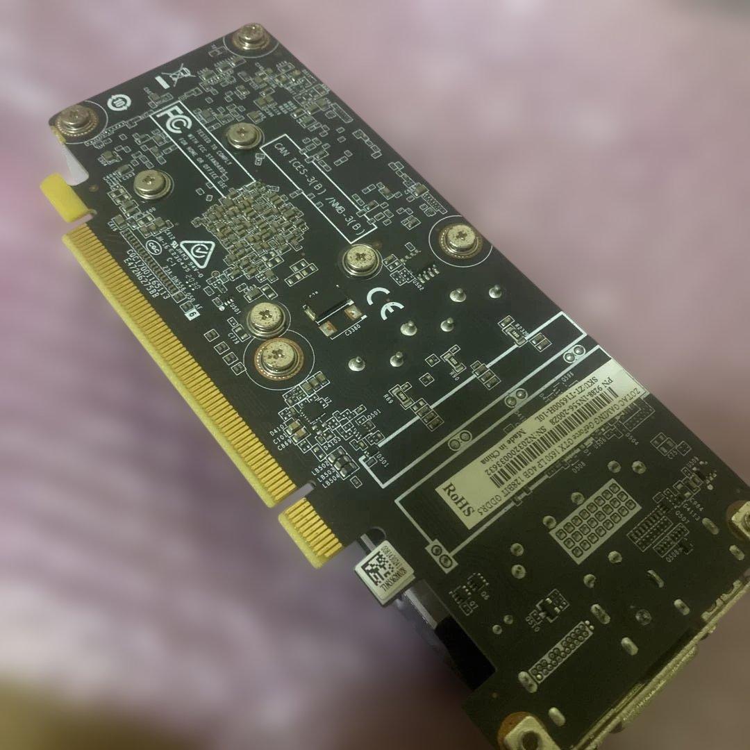 ZOTAC GEFORCE GTX1650 LP GDDR6 グラフィックボード