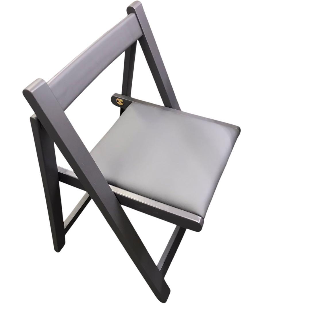 【開封・未使用】FUNROLUX ダイニングチェア 折りたたみ椅子 2脚セット