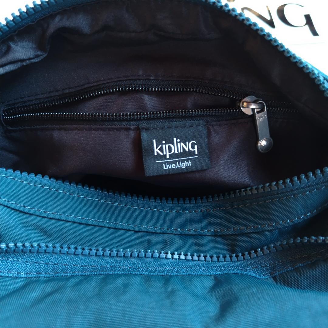 【新品・未使用】Kipling ダークブルー ショルダーバッグ　キプリング
