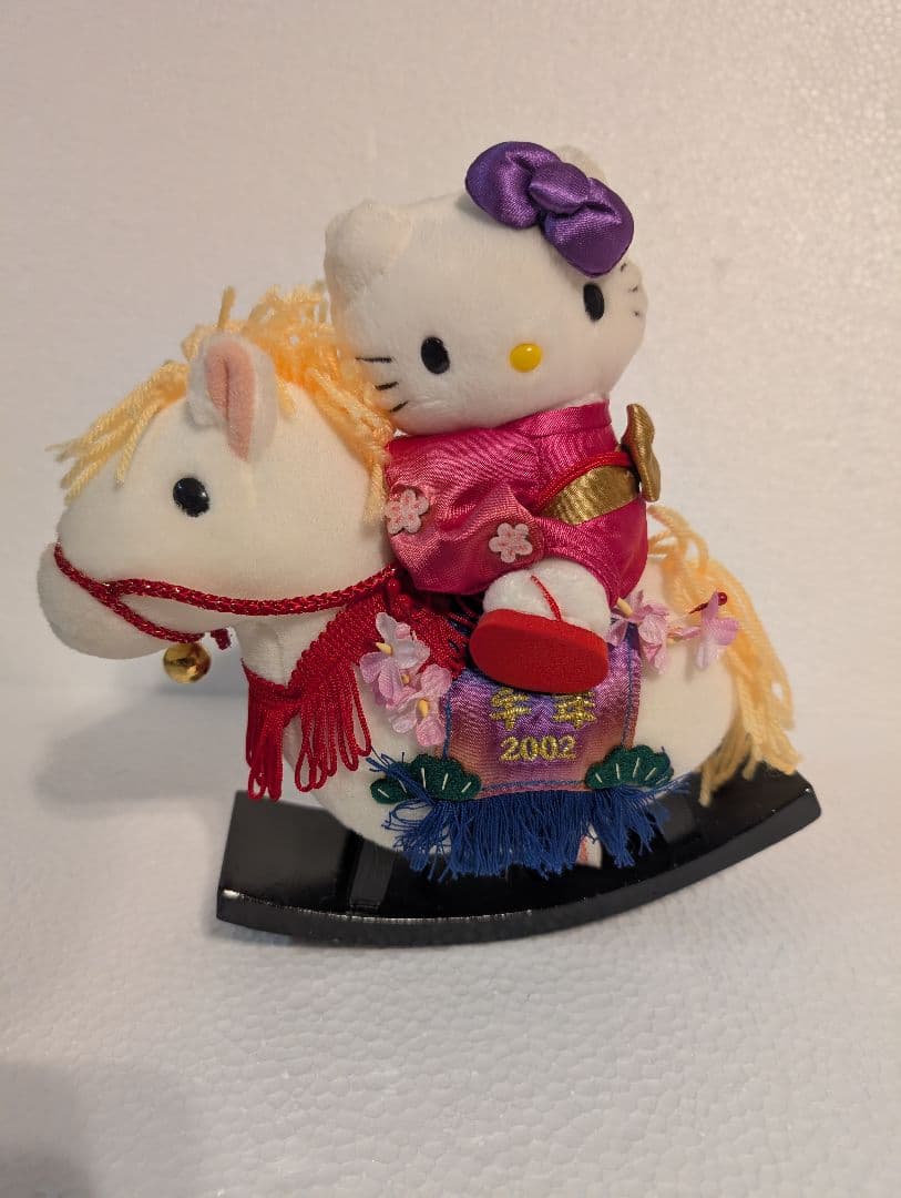 ハローキティ 馬に乗ったぬいぐるみ 2002年製
