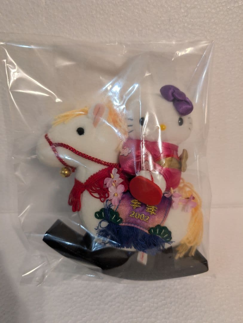 ハローキティ 馬に乗ったぬいぐるみ 2002年製