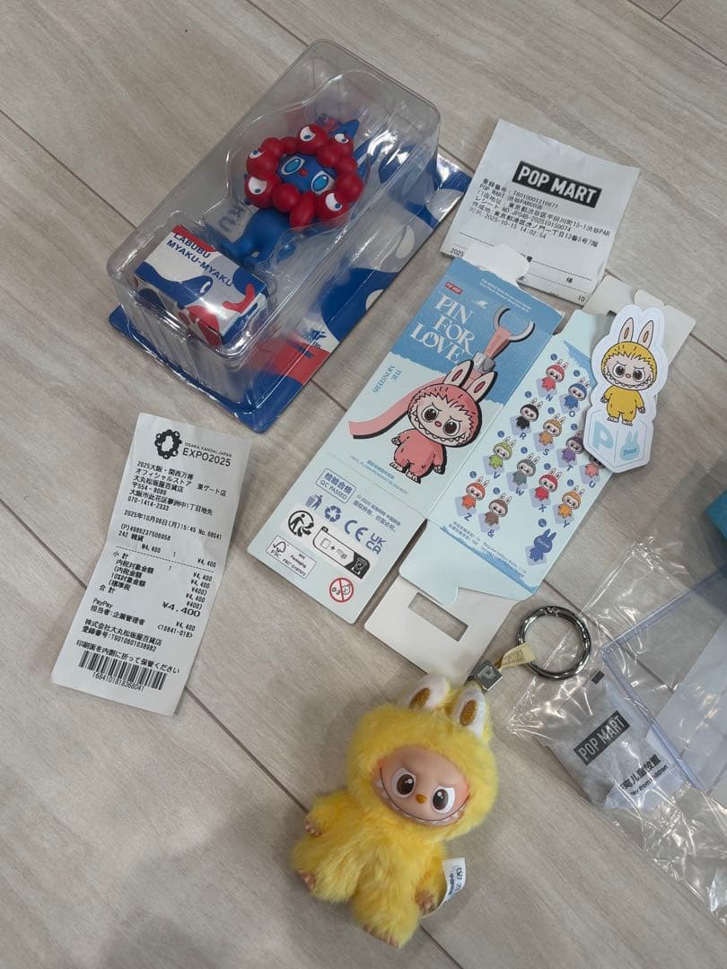 LABUBU MYAKU-MYAKU F➕ラブブ正規品❣️合計2点レシート画像有り
