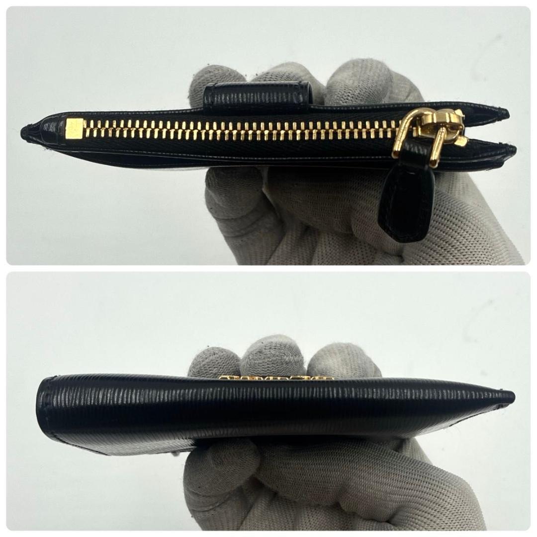 た RFID搭載 プラダ カード ケース 財布 サフィアーノレザー