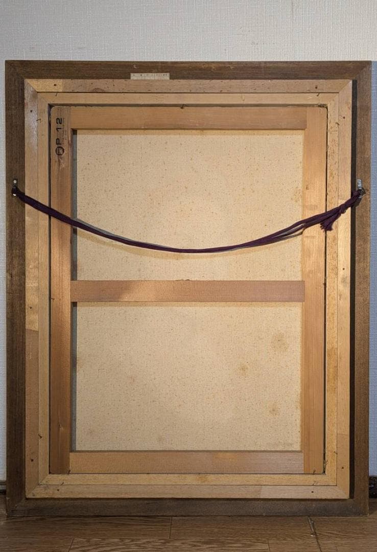 【真作】絵画　油彩12号　美しき女性の肖像画　柔らかな表現力　U147