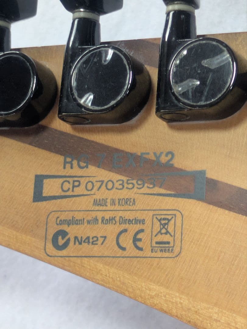 Ibanez RG7EXFX2 7弦ギター EMG×2 スーパーロングスケール