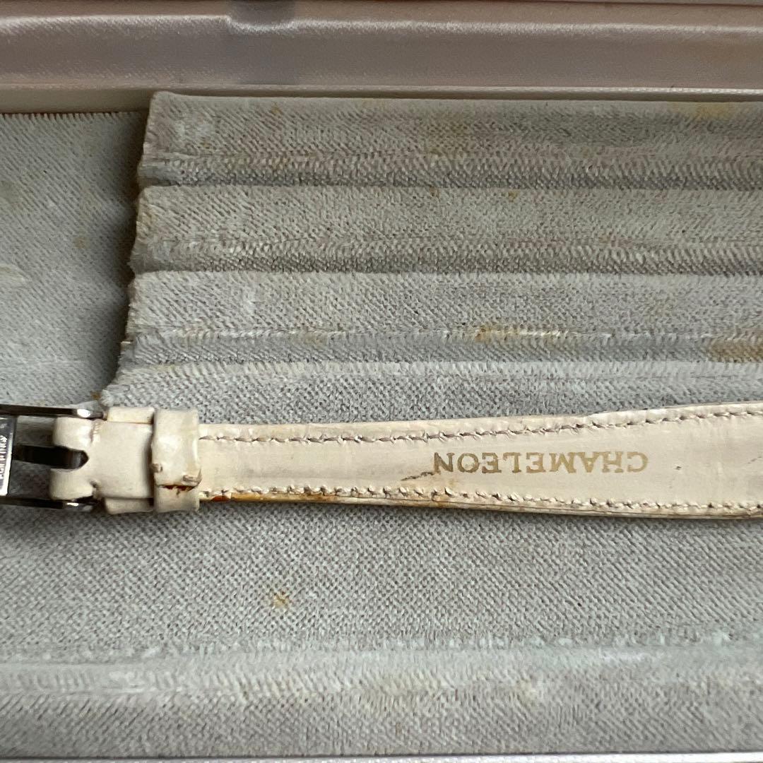 ロレックス カメレオン　純正尾錠　純正ベルト　アイボリー