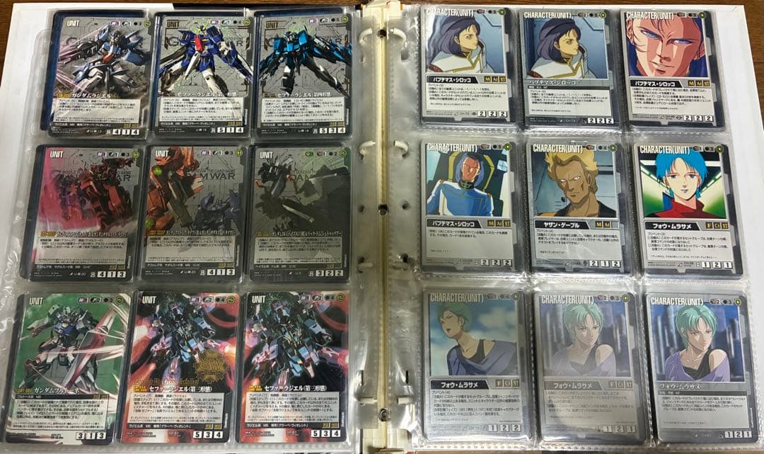 ガンダムウォー　引退品　黒、黒ダブルオー　まとめ売り
